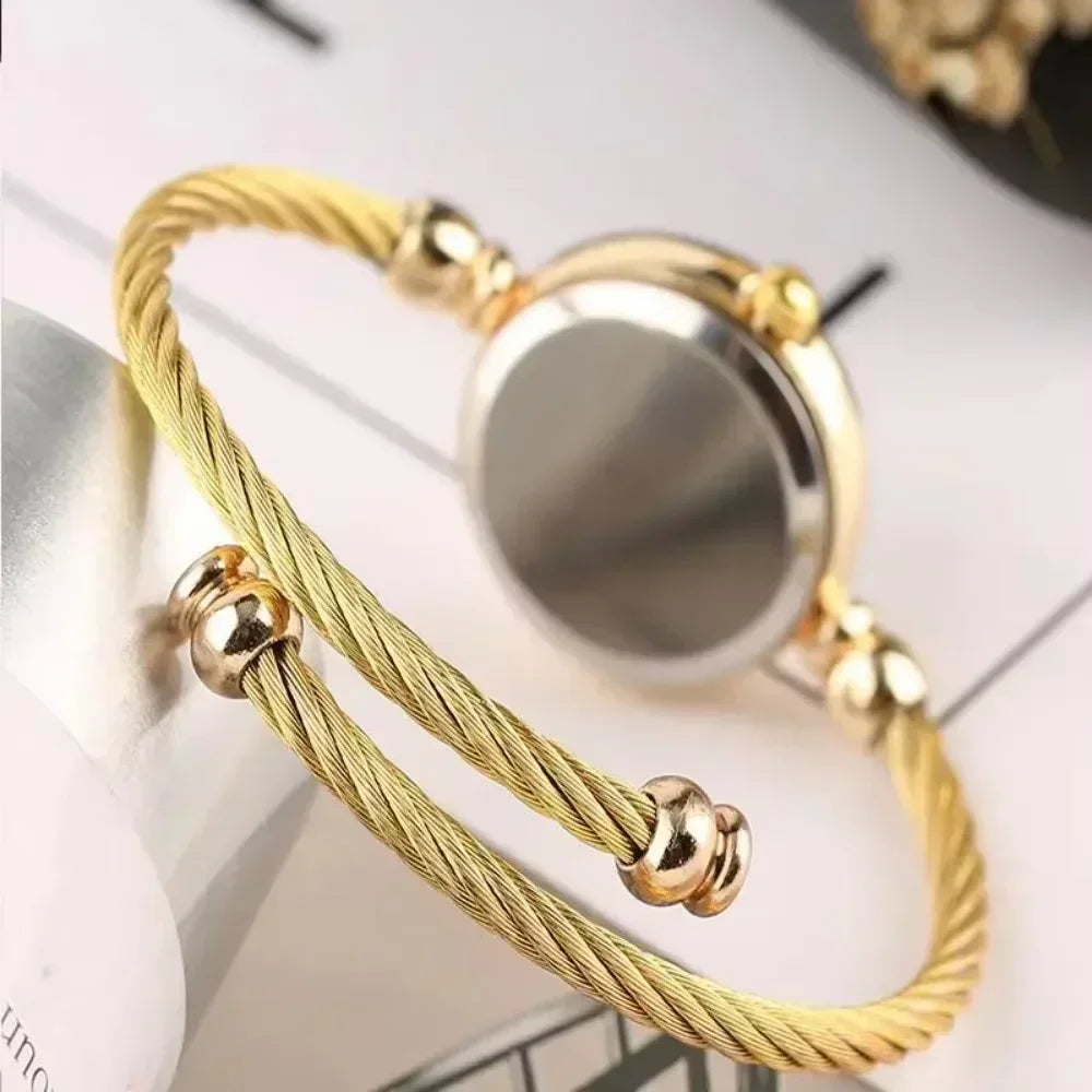 Armbåndsur med bangle-rem
